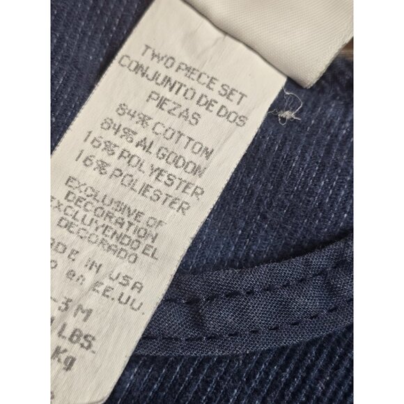 Vintage Carter's Corduroy Teddy Bear Overalls 2 Piece Outfit 0-3 Months - Picture 4 of 16